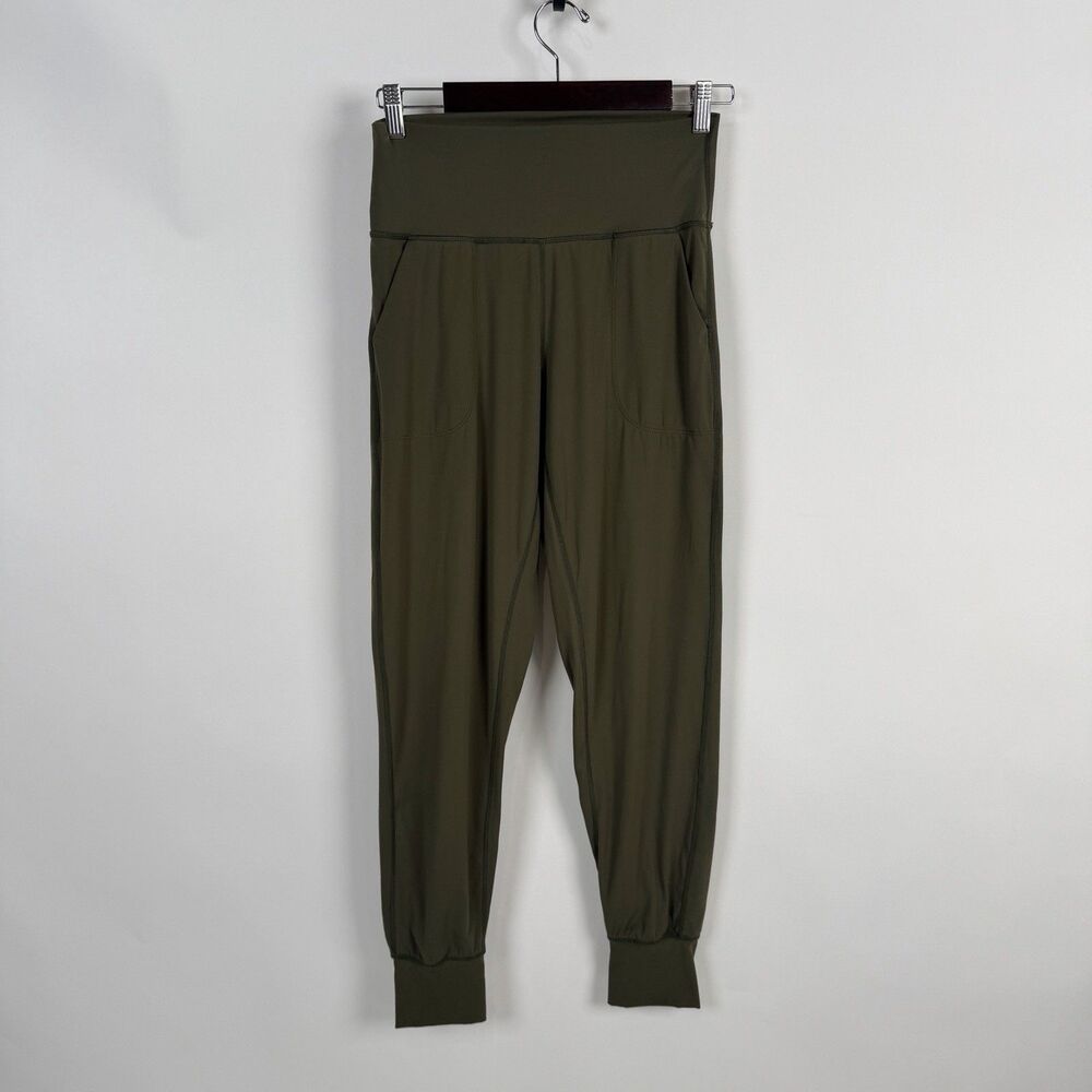 Colorfulkoala High Waist Buttery Soft Jogger M Olive Green Athleisure Leggings
